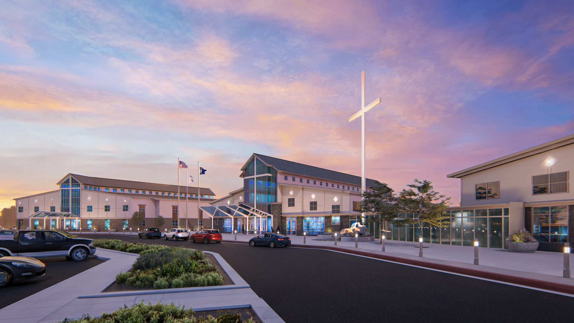 Horizon Community Church exterior rendering
